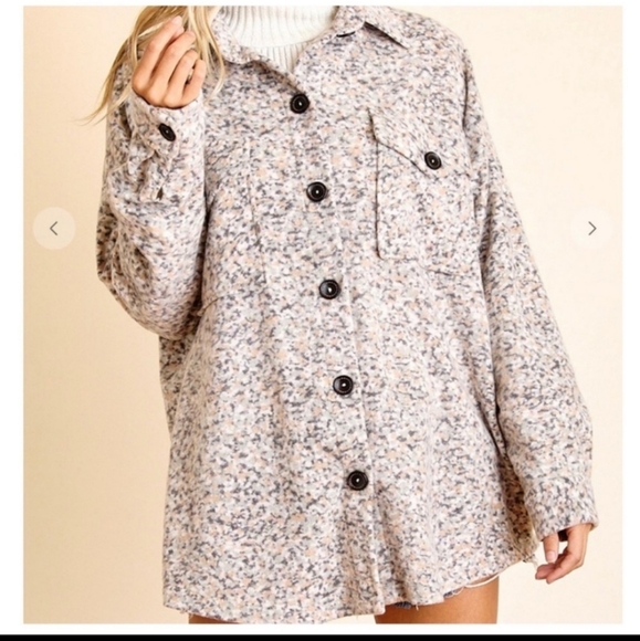 Chic oversized boyfriend shacket - Picture 3 of 10